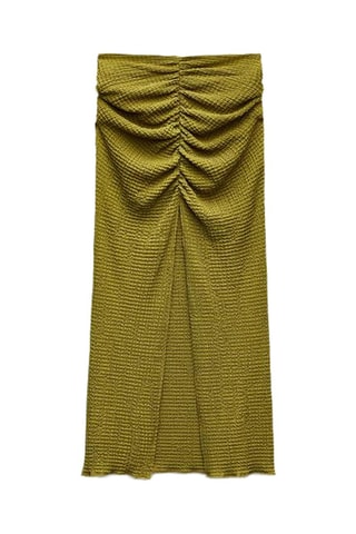 Rechte Rok - Olijfgroen