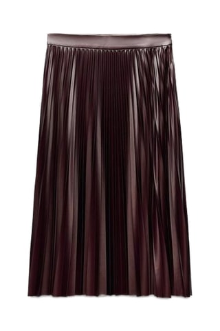 Plissérok - Bordeauxrood