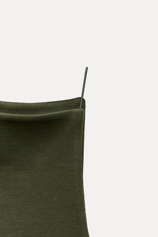Mouwloze top - Donkergroen