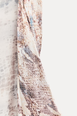 Mouwloze midi-jurk - Beige