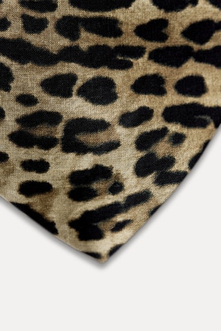 Mouwloze Korte Linnen Jurk - Beige