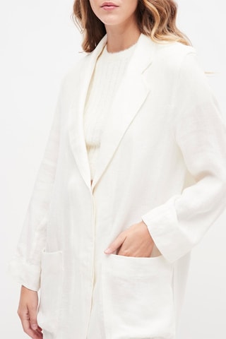 Linnen Jas Wit