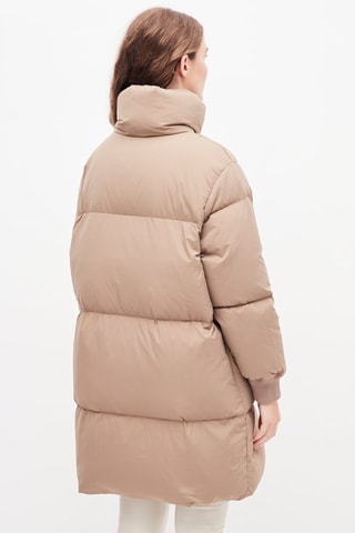 Gewatteerde Jas Beige