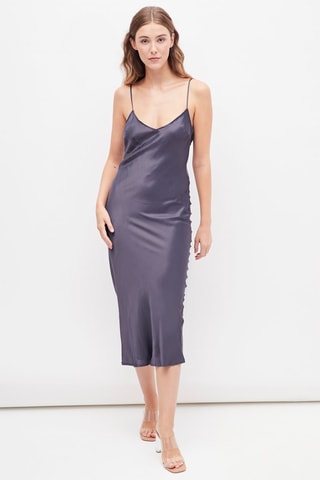 Midi-jurk Nachtblauw