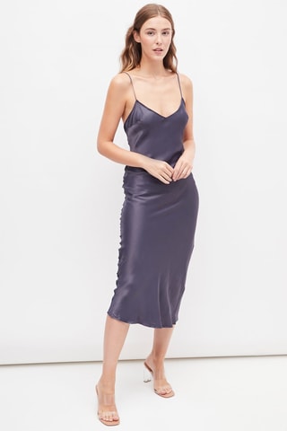 Midi-jurk Nachtblauw