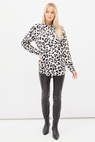 Blouse Wit en Zwart