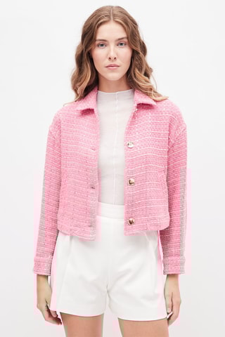 Jasje met Ruitmotief Roze