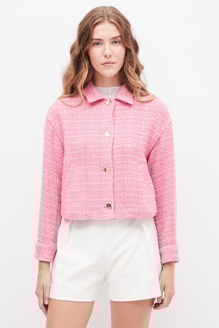 Jasje met Ruitmotief Roze