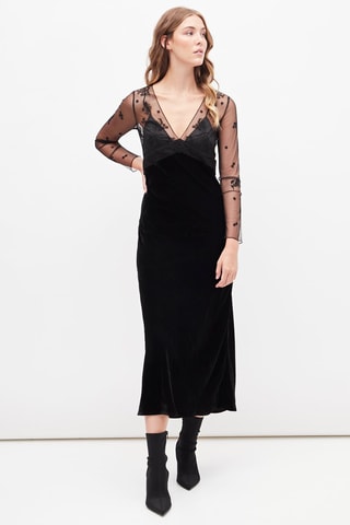 Midi-jurk Zwart