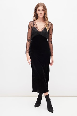 Midi-jurk Zwart