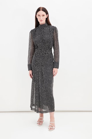 Midi-jurk Zwart
