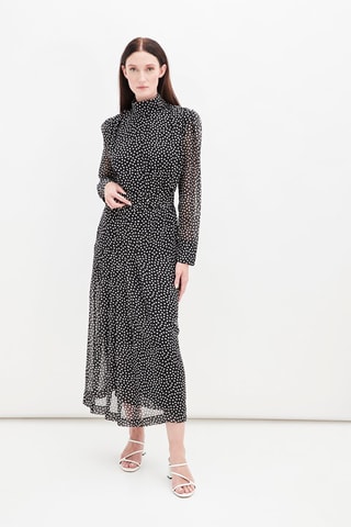 Midi-jurk Zwart