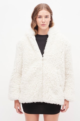 Jasje met Capuchon Wit