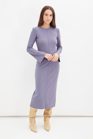 Midi-jurk Lichtpaars