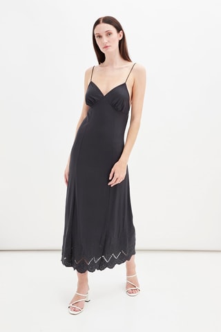 Midi-jurk Zwart