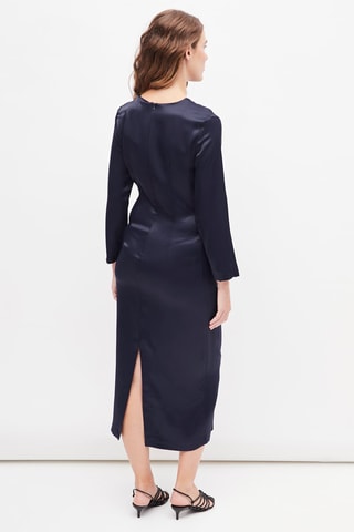 Rechte Jurk Marineblauw