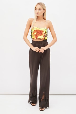 Crop top Oranje en Geel