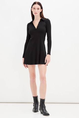 Rechte Jurk Zwart