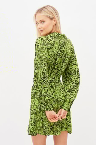 Blouse-jurk Limoengroen