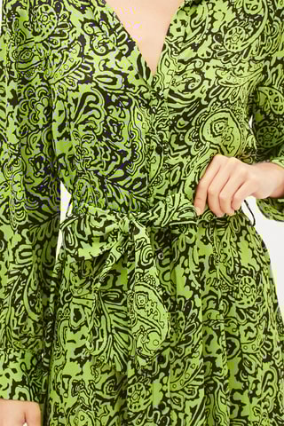 Blouse-jurk Limoengroen