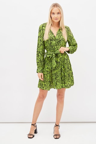 Blouse-jurk Limoengroen