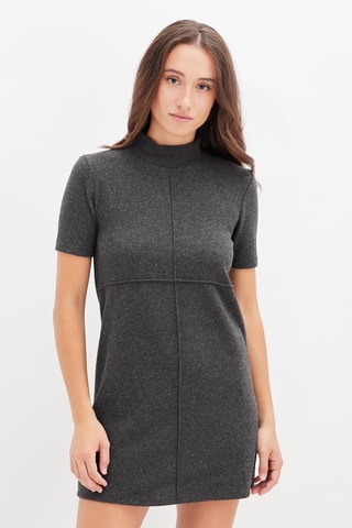 Trui-jurk Gemêleerd Antraciet
