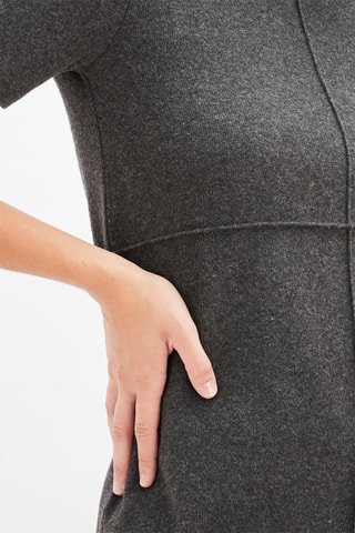 Trui-jurk Gemêleerd Antraciet