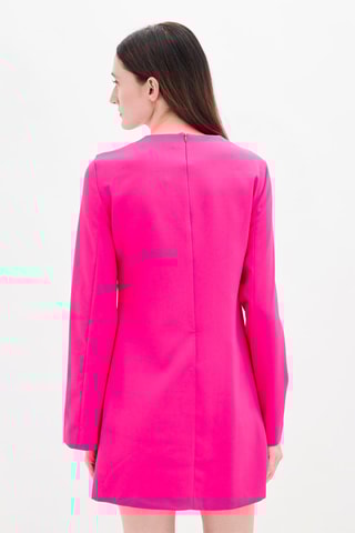 Rechte Jurk Fuchsia
