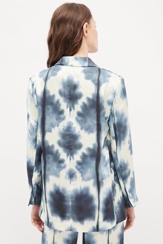 Blazer Tie and Dye Donkerblauw en Ecru