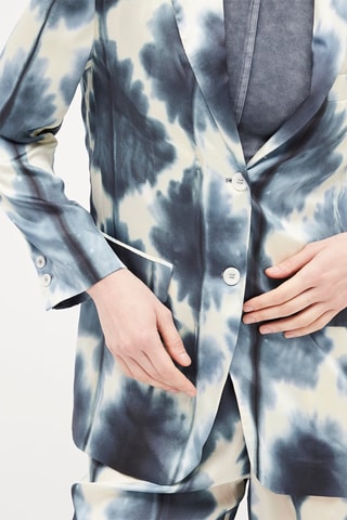 Blazer Tie and Dye Donkerblauw en Ecru