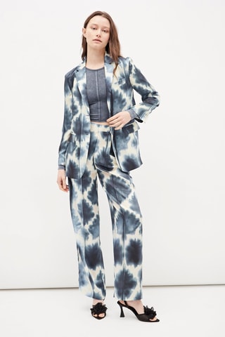 Blazer Tie and Dye Donkerblauw en Ecru