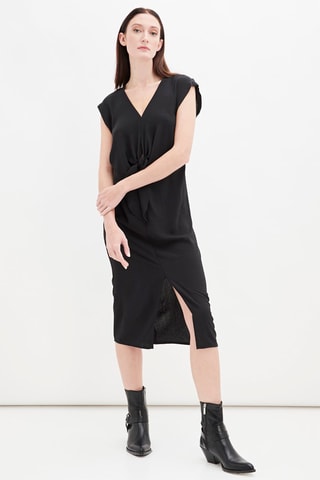Midi-jurk Zwart