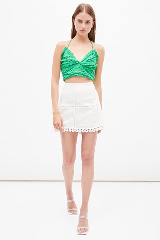 Crop top Groen