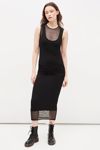 Nauwaansluitende Jurk Zwart