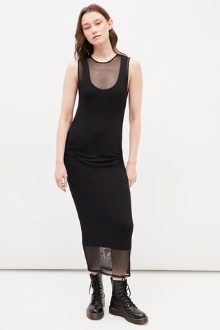 Nauwaansluitende Jurk Zwart