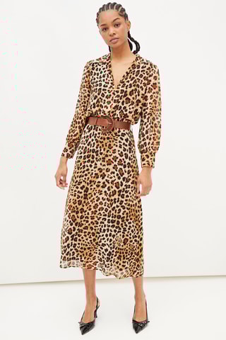 Skaterjurk Beige en Zwart