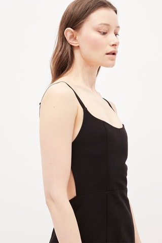 Rechte Jurk Zwart