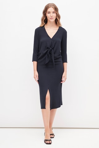 Midi-jurk Nachtblauw