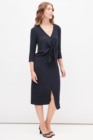 Midi-jurk Nachtblauw
