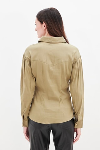 Linnen Blouse Kaki