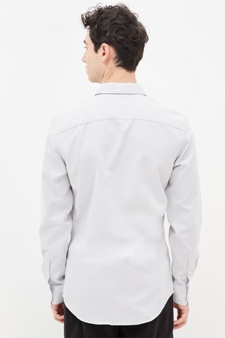 Overhemd Regular Fit Model Lichtgrijs
