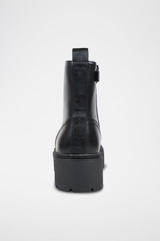 Leren Enkellaarzen Stivaletti - Zwart