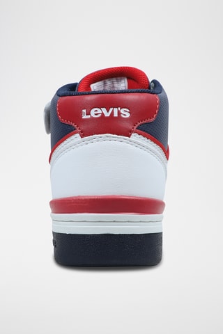 Sneakers Dereck - Marineblauw en Rood