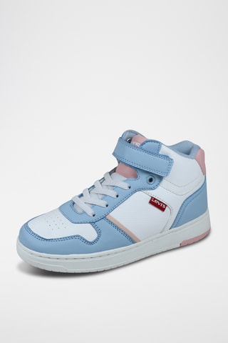 Sneakers Dereck - Wit en Blauw