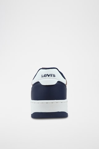 Sneakers Aiden - Cognacbruin en Marineblauw