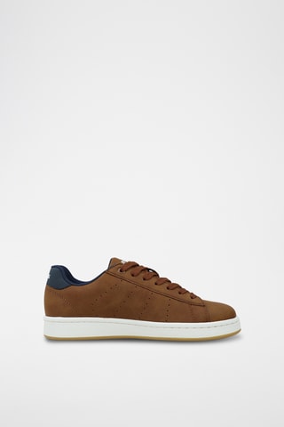 Sneakers Avenue - Cognacbruin en Marineblauw