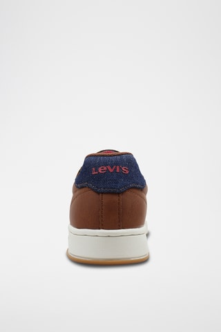 Sneakers Kingdom - Cognacbruin en Marineblauw