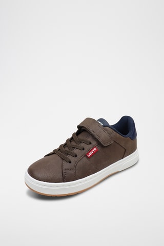 Sneakers Piper Jr - Donkerbruin en Marineblauw