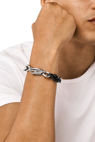 Armband - Zwart en Zilverkleurig