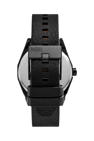 Leren Quartz Horloge - Zwart